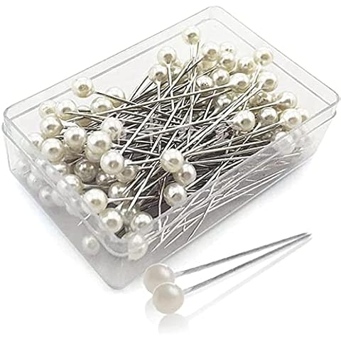 200 Pearl Head Pins for Crafts and Weddings Cover