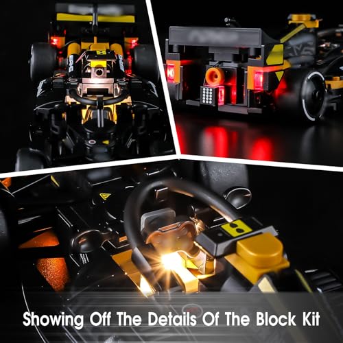 Image of LED Light for Lego 77252 APXGP Team Race Car from F1 The Movie Set, Light Kit Compatible with Lego 77252 Building Blocks Model, Not Included The Model Set