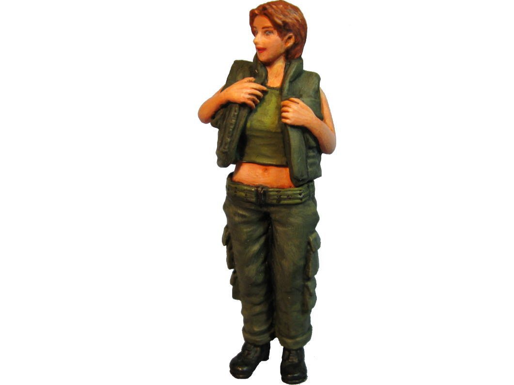 Amazon | オーロラモデル 1/35ミリタリー 女性兵士 ver.3 U.S.