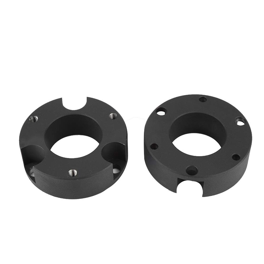 Zestaw podnośnika do poziomowania przedniego 3-calowe aluminiowe elementy dystansowe zawieszenia obrabiane CNC do dużych obciążeń dla FJ Cruiser 2WD 4WD 2005 2019 Czarny
