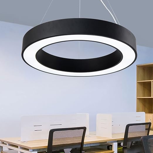 GERAGUR LED-plafondlamp Witte Uitgesneden Inbouwplafondlamp Kantoor Plafond Decoratie Verlichtingsarmaturen Creatieve Neutrale Lichtkroonluchter Boerderij Decoratieve Lamp Woonkamer Vergadering, photo 2