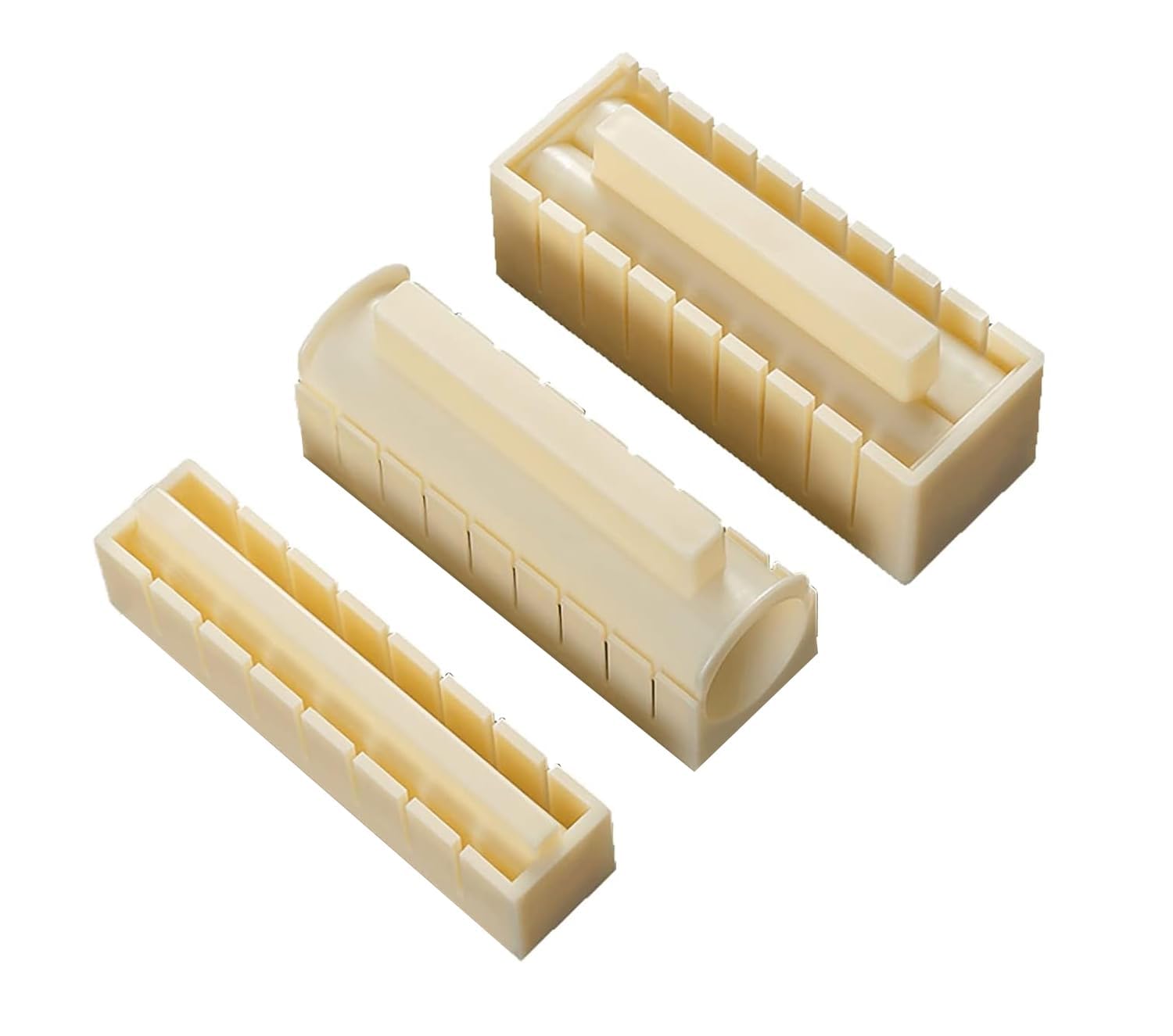 BIRZAR Sushi Making Kit- Heart and Round Sushi Plastic Sushi Maker Tool with Heart Shapes of Sushi Rice Roll Mold Shapes