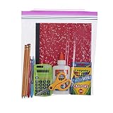 Resealable Zipper Bags - Double Zipper Reusable Food Storage Bags with EZ Open Grip Tabs Leakproof Reusable Sandwich Bags for Freezing Meat Veg Organizing Clothes 1 Gallon Bags - 35 Count