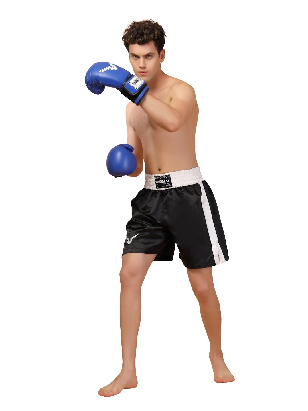 Invincible Men's Professional Boxing Shorts, Athletic Training Trunks for Boxing, MMA, Kickboxing-picture-27