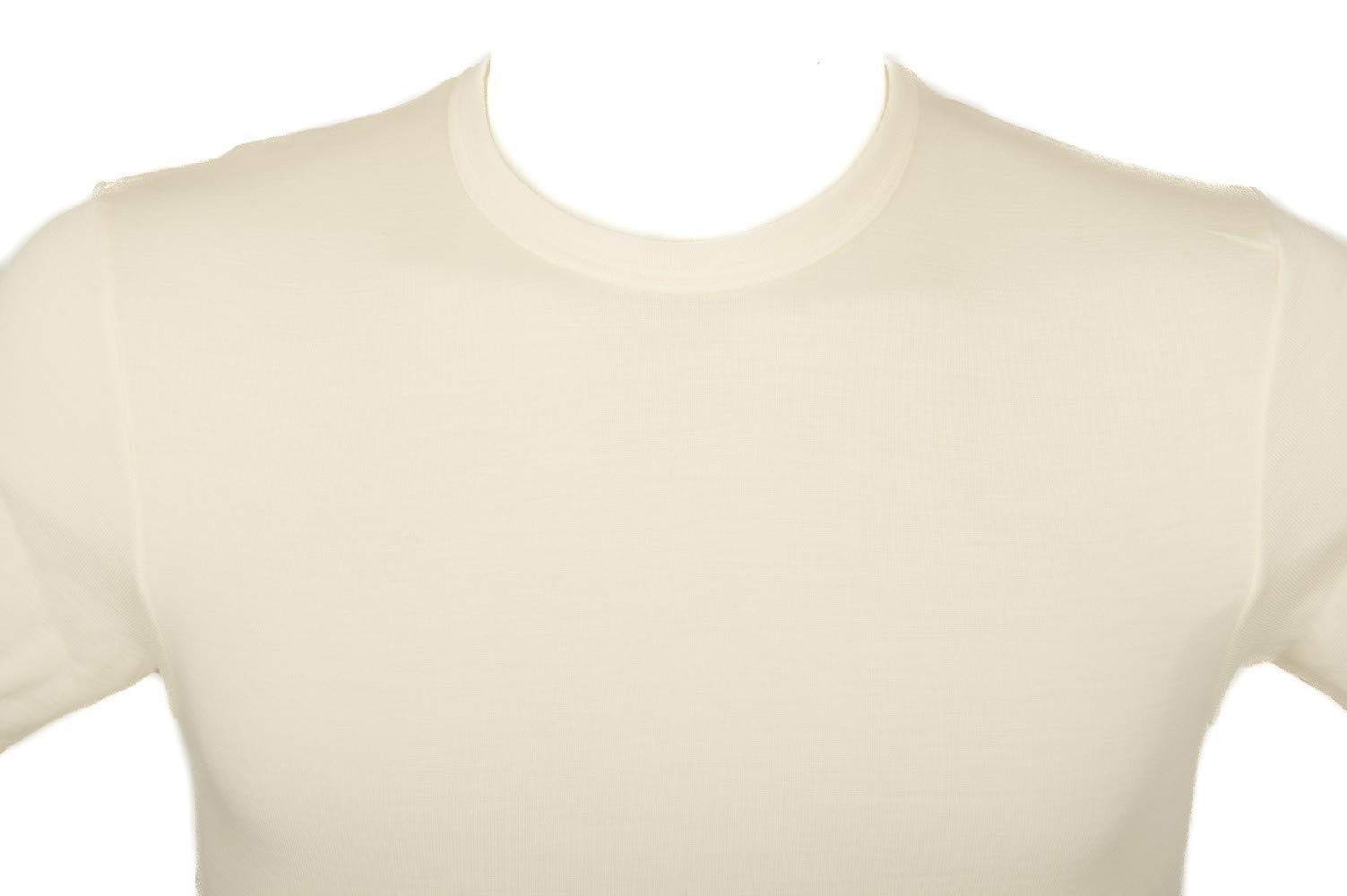 RAGNO Camiciola Canottiera Uomo Manica Corta Girocollo Wool & Silk WSK Articolo 601597 Lana e Seta