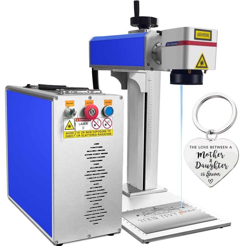 PEIXU 20W Láser de Fibra Optica 150mm*150mm Grabadora Laser Fibra Máquina De Grabado De Marcado De Estado Sólido Grabadora Laser Metal Para Aluminio Acero Oro Plata Joyas Con Ezcad Software