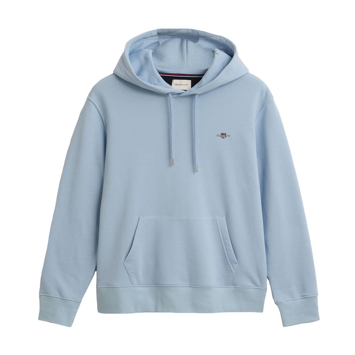 GANT Men's Logo Hoodie, Fresh blue, 3XL