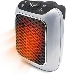 Mini Aquecedor Pequeno Portátil De Parede