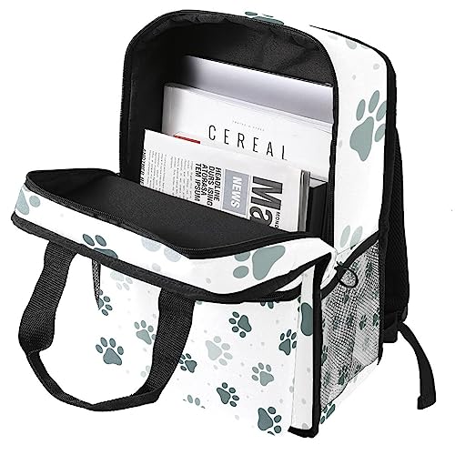 Sac à dos multicolore patte de chat avec bretelles ajustables - 3