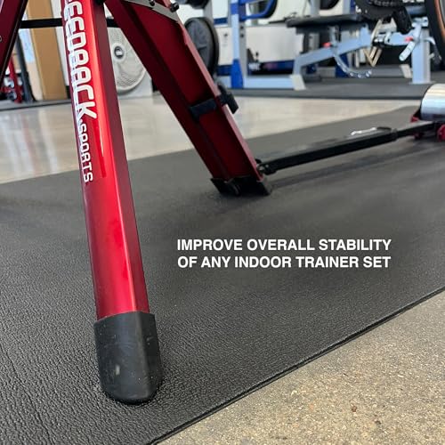 FEEDBACK SPORTS Bike Trainer Mat, Non-Slip Surface, Cycling, Black by Feedback Sports - Used condition - Image 5