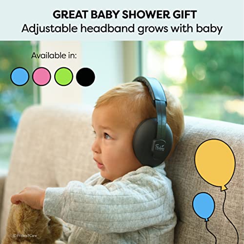 Friday 7Care Baby Ear Protection Noise Cancelling Headphones For Ages 0-24 Months, Black #TOP4