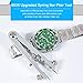 TEXNEWS Watch Spring Bar Plier Tool Set with Durable 10 Tips Pins, 6825 Spring Bar Tweezer Tool for Watch Wrist Bands Strap Removal Repair Fix Kit