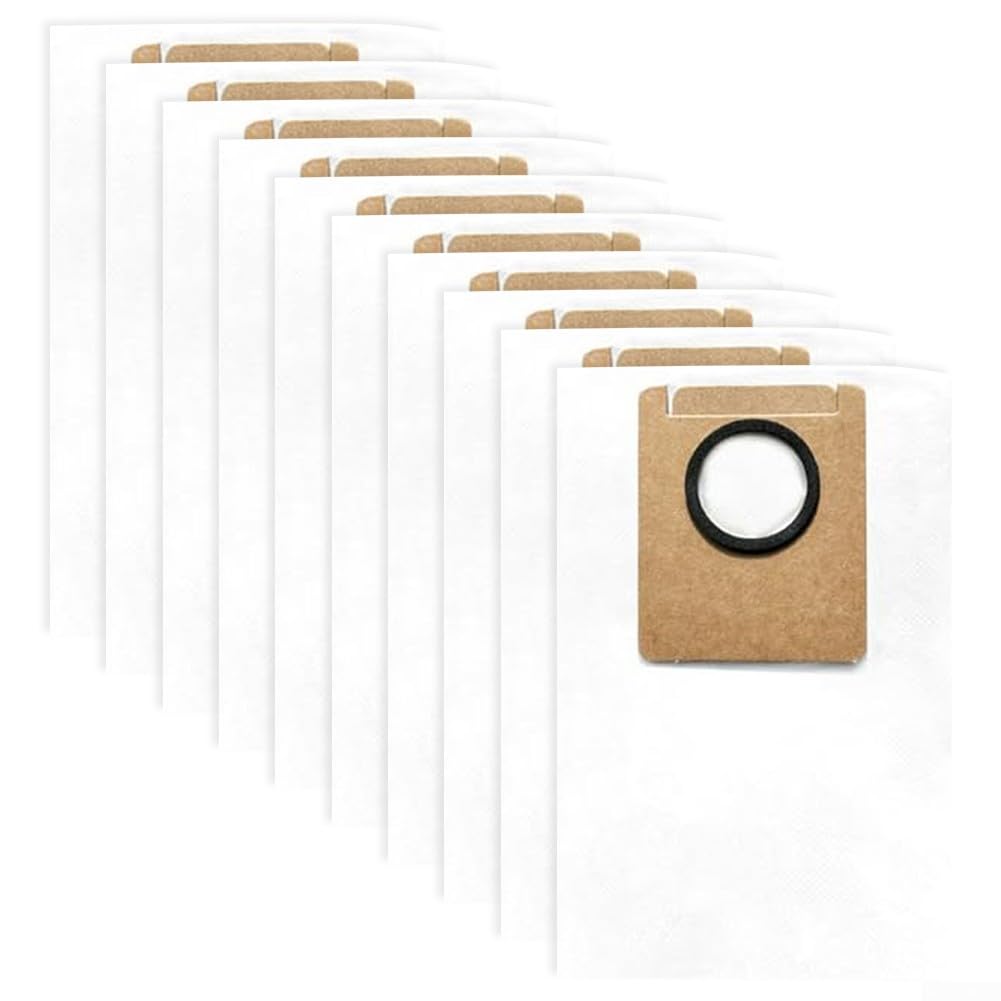 Vacuum Cleaner Bags Compatible with For EZVIZ RS20 Series and RS20 Pro with Ultra Fine Filter Layer for Efficient Dust Capture and Reduced (10 PACK)