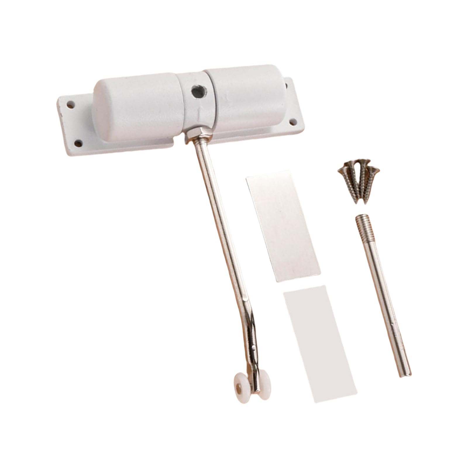 Tsophreniq White Automatic Door Closing Device Adjustable Closing Speed Door Hinge Spring Loaded Device For Adjustable Hinge
