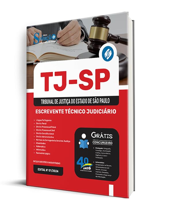 Apostila TJ-SP - Escrevente Técnico Judiciário