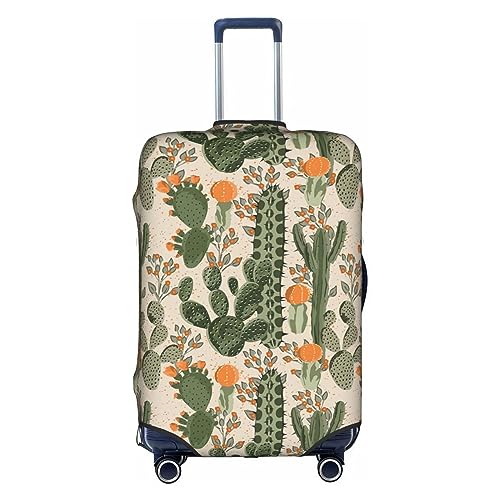 Housse de protection lavable avec motif cactus vert blanc taille M pour meuble et maison