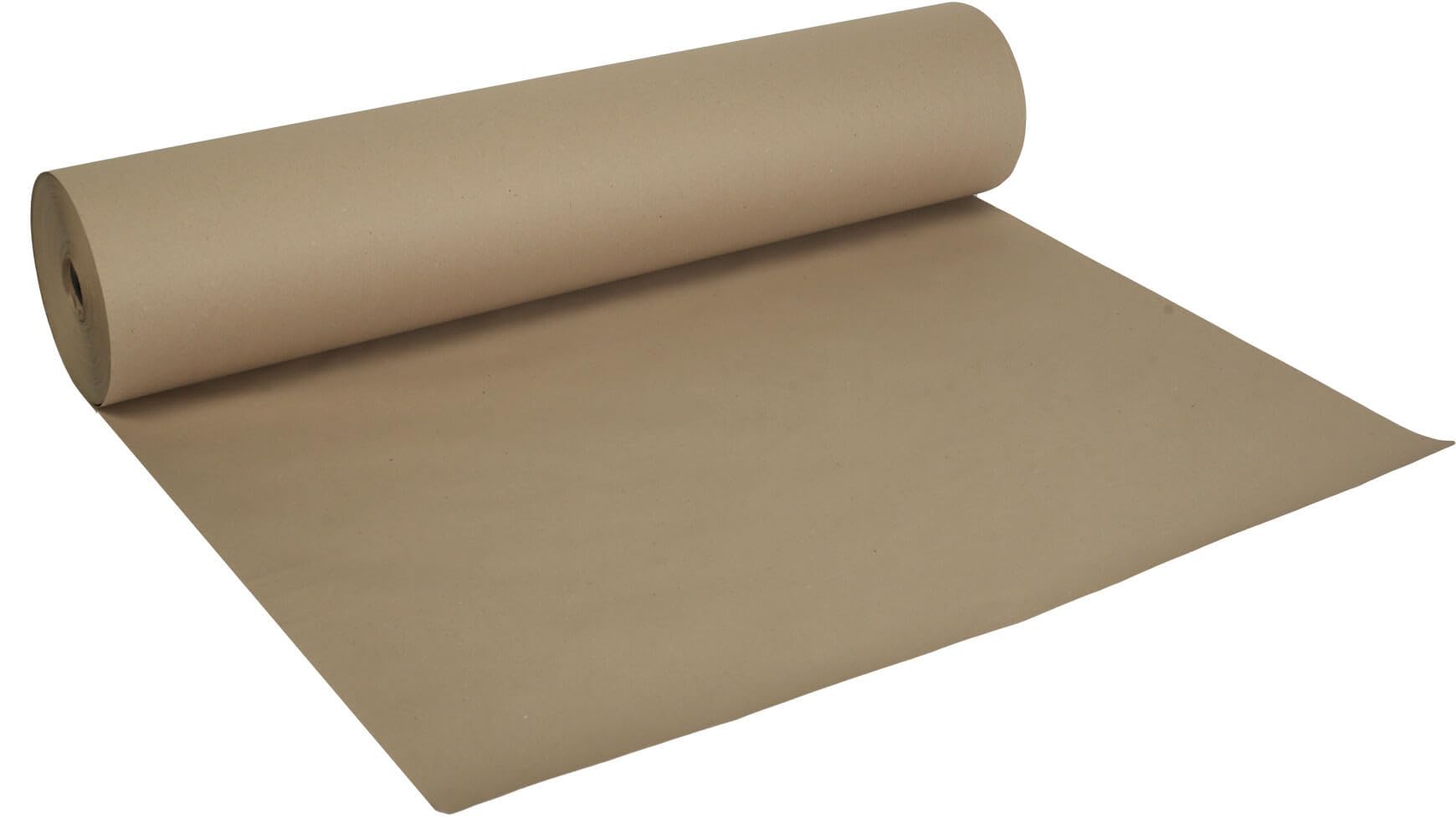 packster 4x Schrenzpapier Packpapier Knüllpapier Rolle 100cm 20kg 80g/qm 250lfm Braungrau