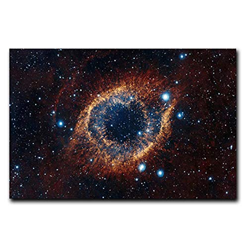Yooyu Pintura en Lienzo Universo Espacio y Estrellas Cielo Estrellado Planeta Carteles e Impresiones Imágenes artísticas de Pared para la decoración de la Sala de Estar 21x30cm Sin Marco