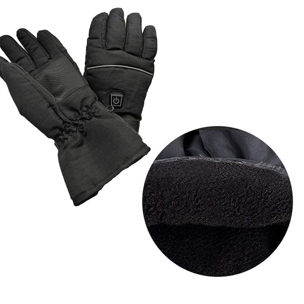 Guantes térmicos para Hombres/Mujeres, Impermeables y Guantes cálidos Ajustables con Diferentes temperaturas de Calentamiento para Todo Tipo de Actividades al Aire Libre