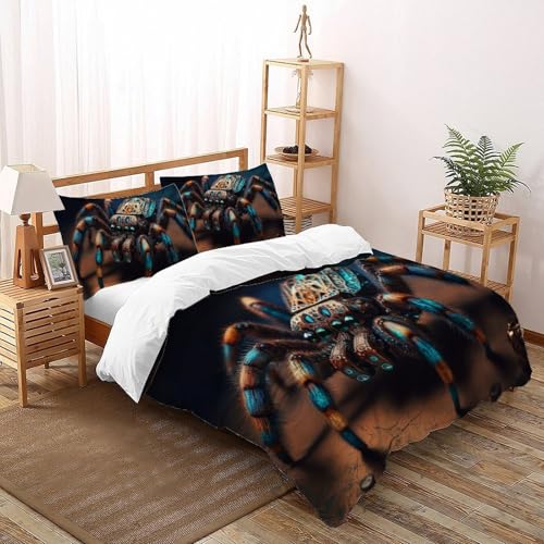 Araignée en peluche housse de couette 220x240cm avec zip