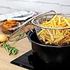 Arcuisine Gante - Friteuse avec panier et couvercle en verre