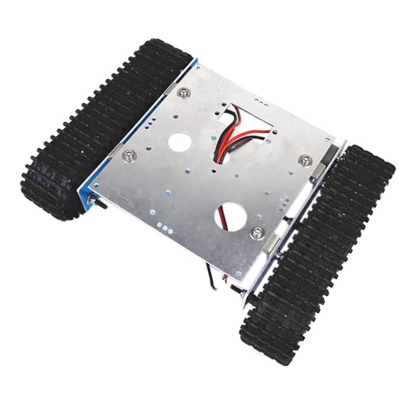 Robot de réservoir Xzeit à chenilles en aluminium DC9-12V haute stabilité pour DIY