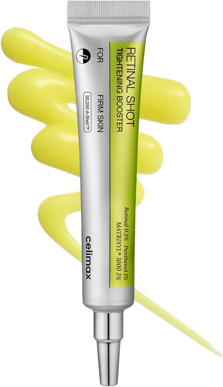 celimax The Vita A Retinal Shot Tightening Booster | with Retinal 0.1%, Matryxyl 3%, Pore Minimiser, Wrinkles & Fine Lines, Firmer Skin, 15 ml