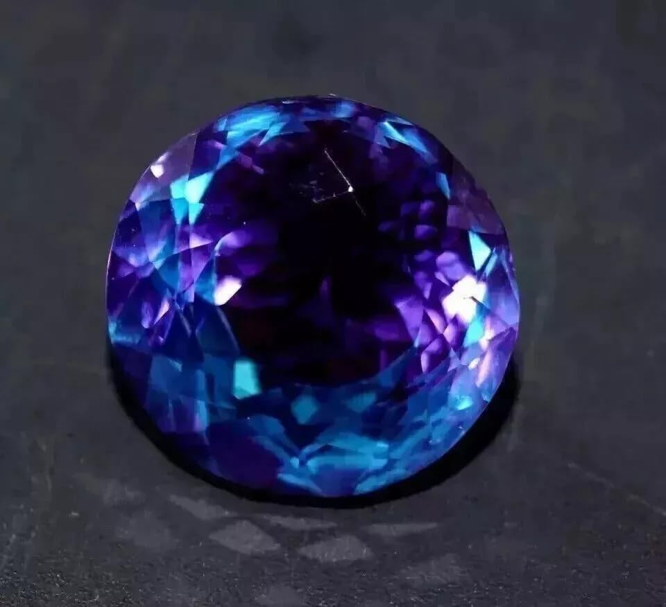 8-10 CT Natural Bi- Color Pitambari Sapphire Round Cut Loose Certified Gemstone