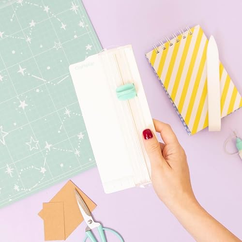 Miniatura 5 de Craftelier - Cortadora de papel y tablero de puntuación para manualidades de papel  Mini herramienta de tabla de cortar para suministros de álbumes
