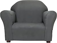 Vista 13 de Keet Roundy - Silla infantil de microgamuza, Marrón