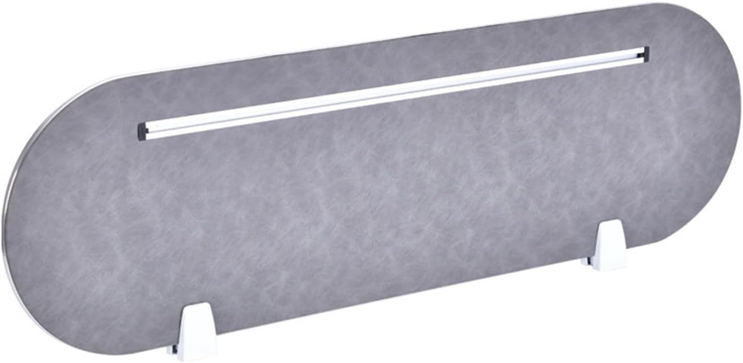 GJZQDKX Portable Desk Divider Noise-Reducing Partition Panel for Workstations Yellow (120x30cm) Grey (60x30cm) Perfect for Home Office & Shared Spaces
