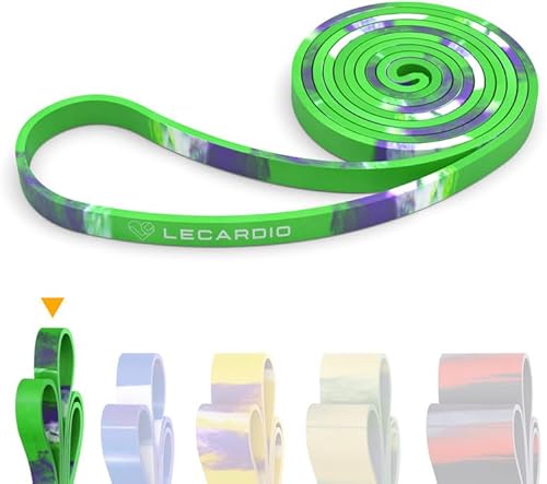 LECARDIO Resistance Bands for Working Out, Camo Pull Up Assistance Bands - Super Durable Workout Bands for Extra Strength, Pull Ups, Mobility, Powerlifting, Physical Therapy, Home Workouts