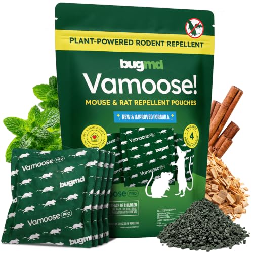Image of BugMD Vamoose! Pro Mouse and Rat Repellent Pouches, Mineral Pumice