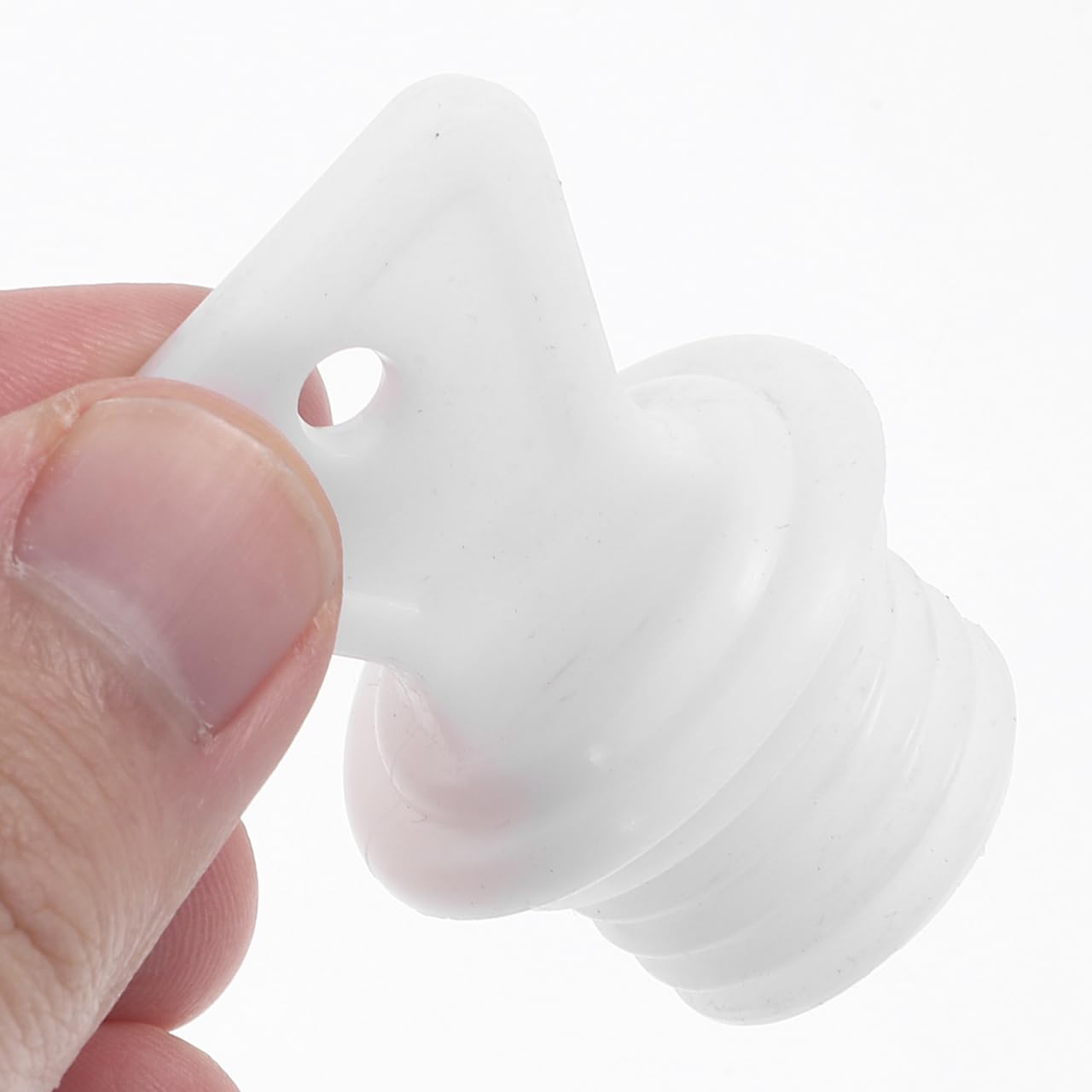 2 pcs Hot Water Bottle Stopper, Anti-Leak Replacement Rubber Bed Bottle Stopper White Rubber Cup Plug for Sealing Hot Bags Diameter 45 mm