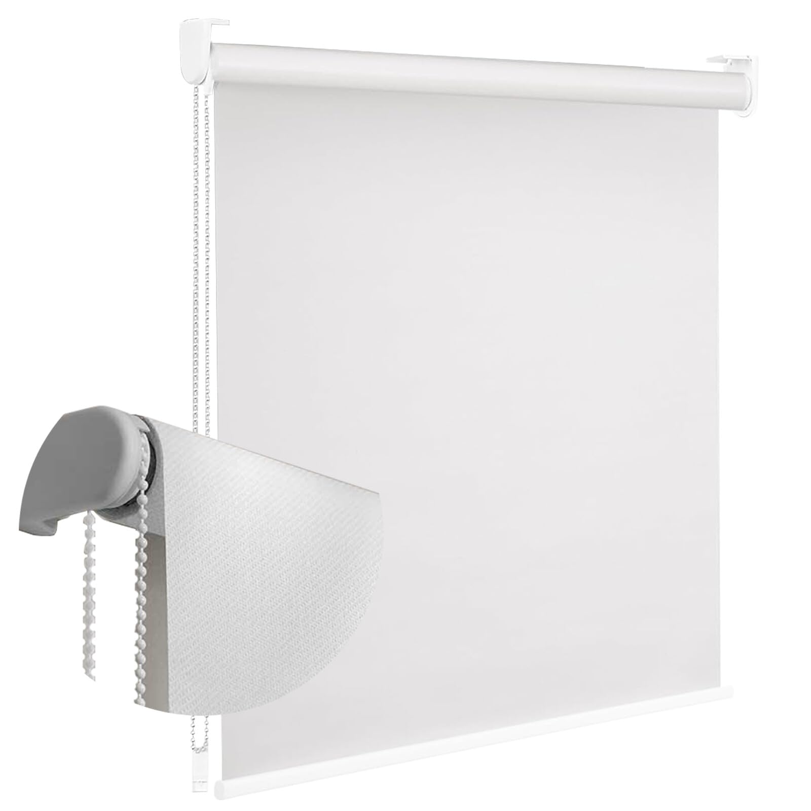 TENDEEVOLUTION - Tenda a Rullo Oscurante Mod. Rodano con Telo in PVC. Misura e Colori Personalizzabili, Manuale o Motorizzata. Tende a Rullo per Interni Oscuranti a Soffitto o Parete