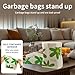 KeenEcho Disposable Car Garbage Bin Bags, Vomit Trash Bags made with Recycled HDPE for Boat, Plane, Travel, Camping, Bedroom, Study Room, Office and Car, 20 pcs