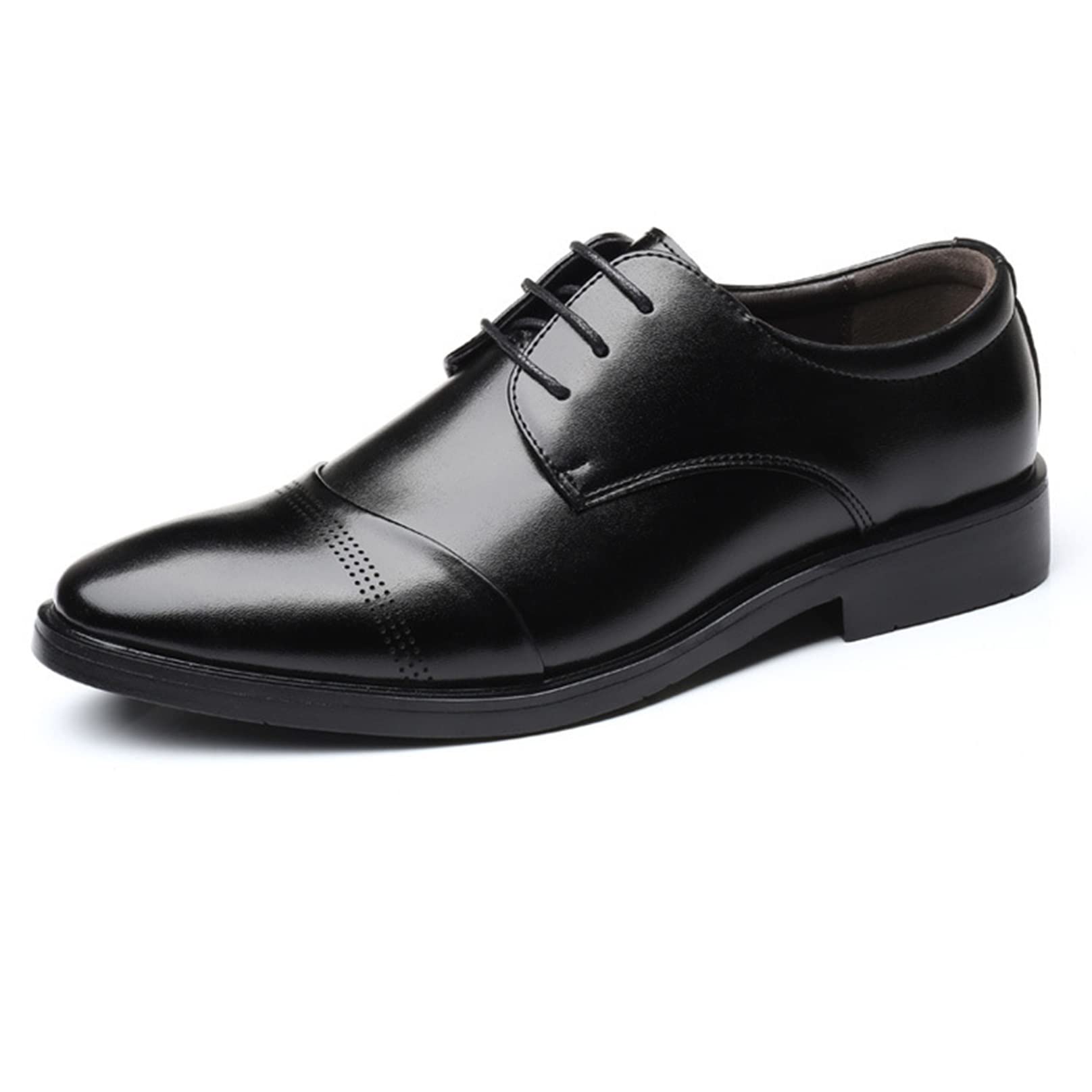 Scarpe in Pelle Formale per Uomo Affari Classici Oxford Uomini ragazzi Scarpe in Pelle Vestiti Regali San Valentino Scarpe Lacci Scarpe da Sposa