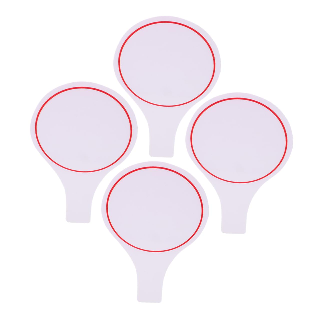 Garneck Versatile Handheld Scoreboard Dry Erase Paddle Boards for Students Small Whiteboard for Competitions