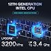 KOOTIGERS Mini Laptop 8" 2-in-1, Win 11, N150 (3,6 GHz), 12 GB RAM 512 GB SSD, Touchscreen HD, beleuchtete Tastatur, Wi-Fi 6, USB-C, Leichter PC für Arbeit/Kinder/Schule