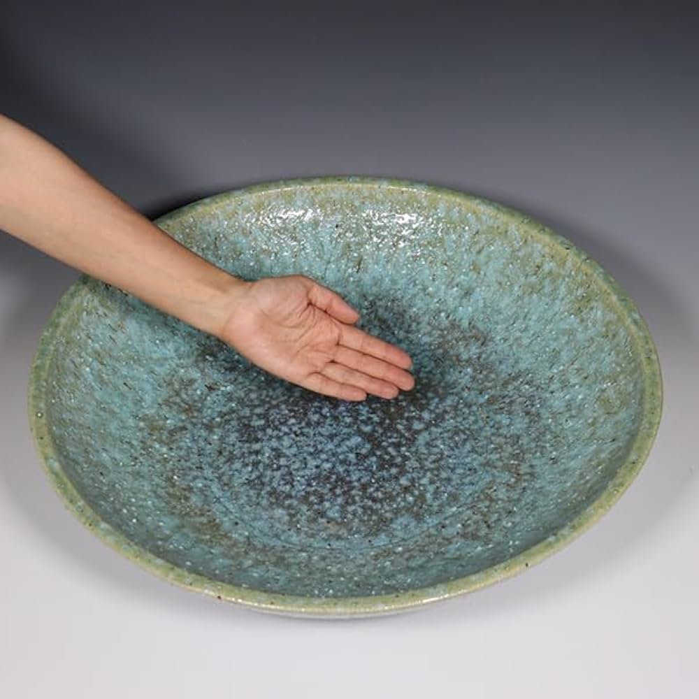 信楽焼 メダカ鉢 睡蓮鉢 水鉢 直径２６cm Amazon.co.jp: 信楽焼 18号緑古信楽浅型 メダカ鉢 睡蓮鉢