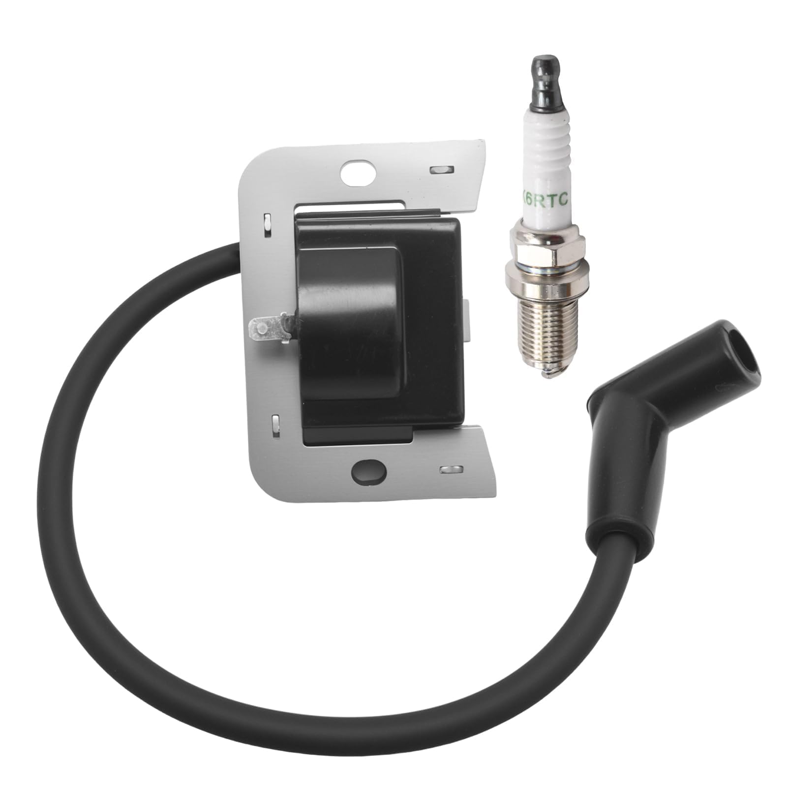JUUDDENPARTS 20-584-03-S Ignition Coil Module with Spark Plug, Replacement for Kohler Courage SV470 SV480 SV530 15-18 HP Engines, Replacement for Cub Cadet LTX1040 Troy-bilt Mower