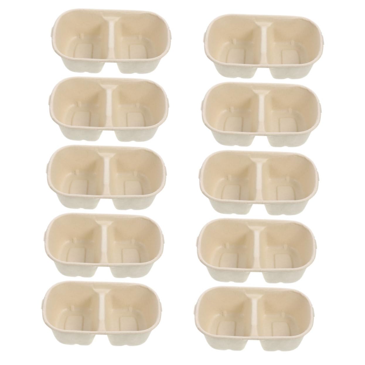 HANABASS Pet Bowl Extra Large 10pcs Disposable Cat Dog Feeding Bowl Pet Supplies