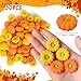Kaemi 30 Pcs Halloween Pumpkin Erasers for Kids Fall Pencil Erasers Bulk Novelty 3D Fun Erasers Treasure Box Toys for Classroom Prizes Thanksgiving Party Favors
