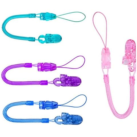 Zeayebsr 4 cadenas de chupete de gel de sílice Cover