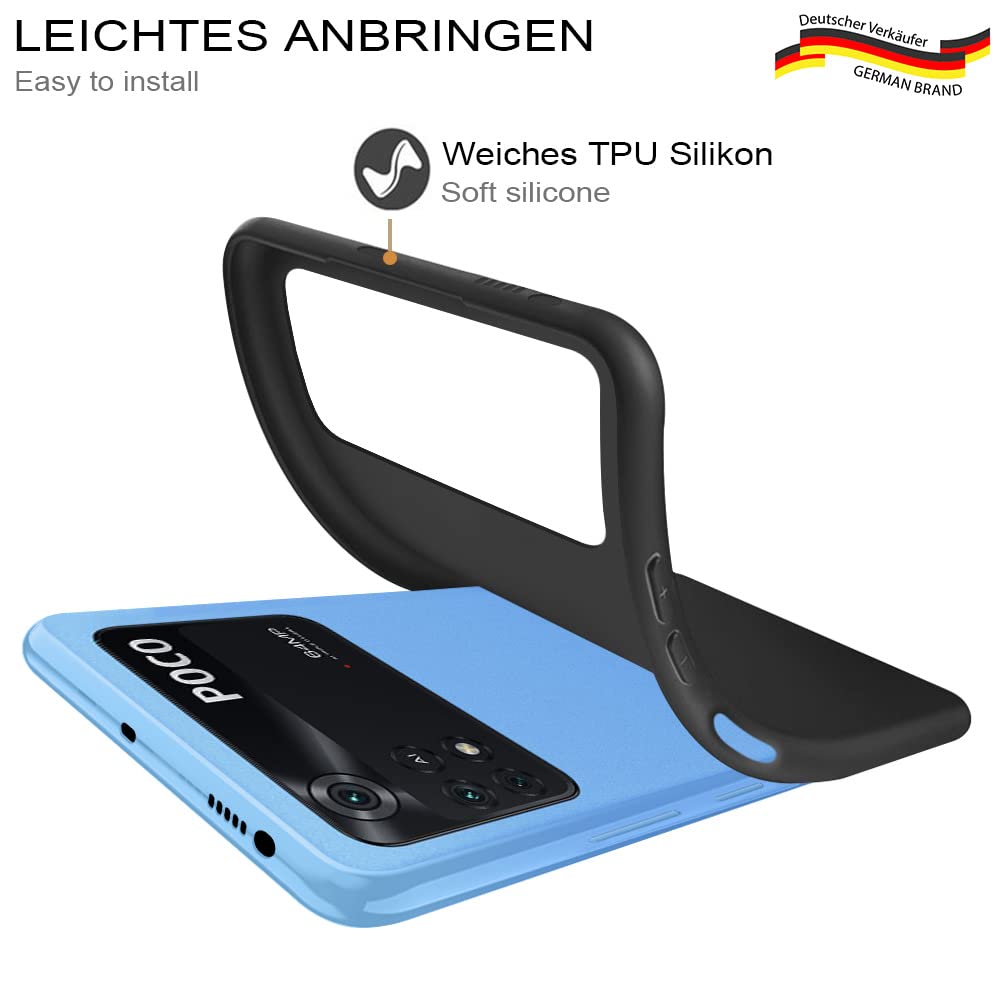 HSP Hülle Für Xiaomi Redmi Note 11/11S – TPU Schutzhülle, Staubabweisend, Matt Türkis
