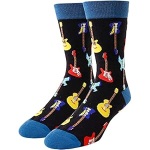 HAPPYPOP Funny Socks Music Socks for Men, Novelty Gifts Music Lover Gifts for Men