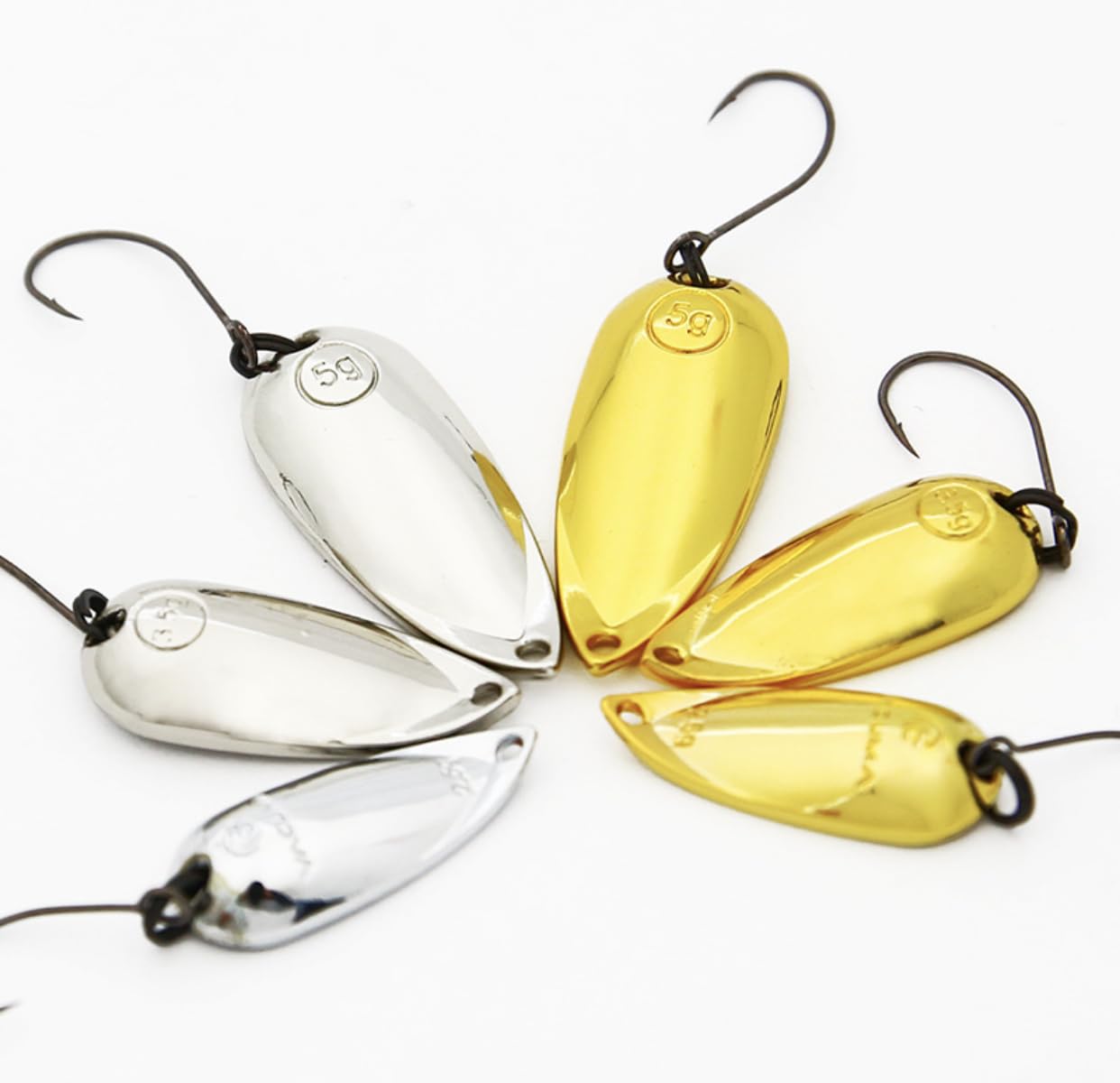 Amazon.co.jp: [KAJIKI] 純銅スプーン 9点 セット 2.5g/3.8g/5g 渓流