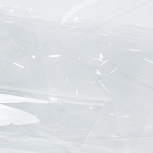 Miniatura 4 de Tela de vinilo TPU transparente de 54 pulgadas de ancho, vinilo transparente impermeable de calibre 12, vinilo transparente multiusos vendido por