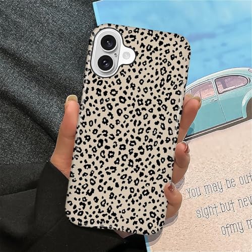 Coque iPhone 16 motif léopard antichoc avec double protection hybride - 6