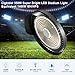 Lightdot 350W(400x1W Chip) Outdoor LED Stadium Lights 52500Lm (1400W Eqv.) LED High Mast Lights Outdoor AC100-277V IP65 Waterproof Sport Count Lights -4Pack